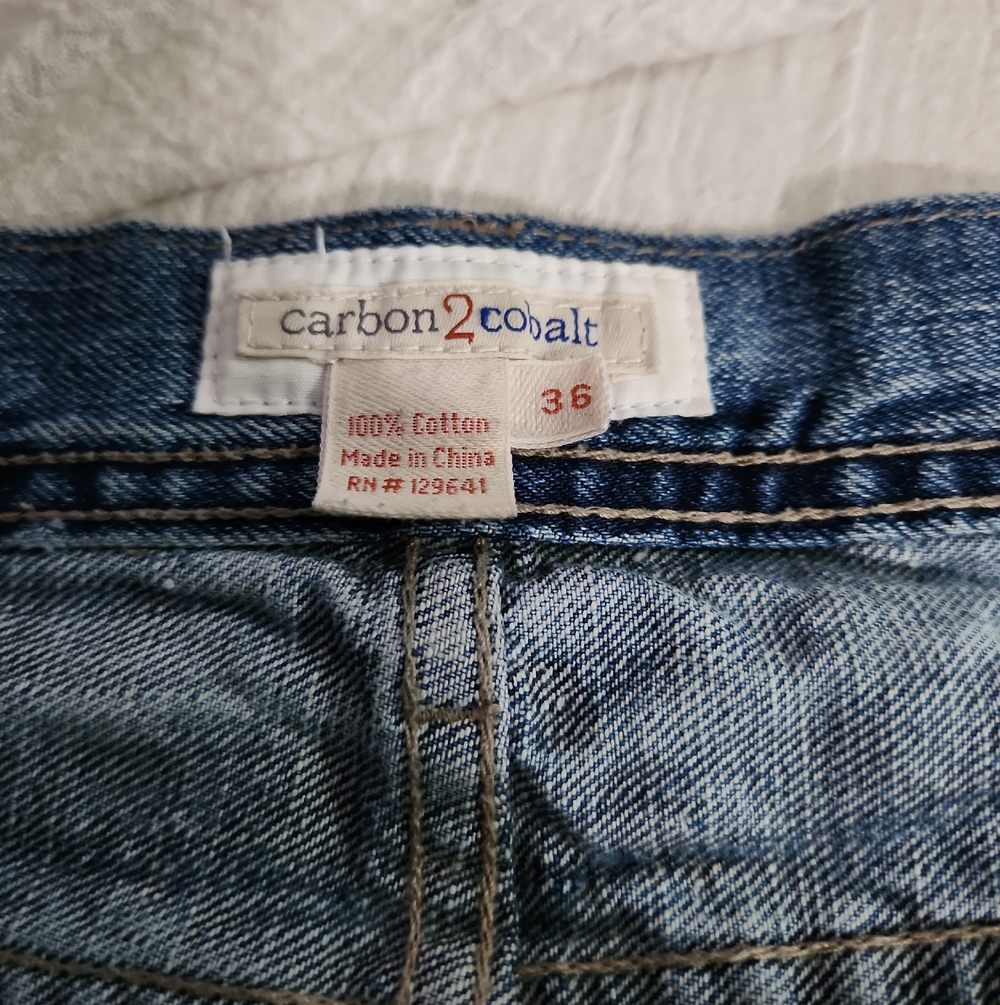Carbon2Cobalt Men's Light Blue Denim Jeans - Classic Cotton Fit